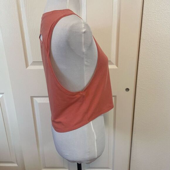 Lululemon Cut Back Crop Tank Rustic Coral size 4 - Picture 6 of 13